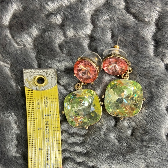 Lot bundle Gold Tone Multicolor Long Necklace Sugarfix Rhinestone Jewel Earrings - Picture 2 of 7